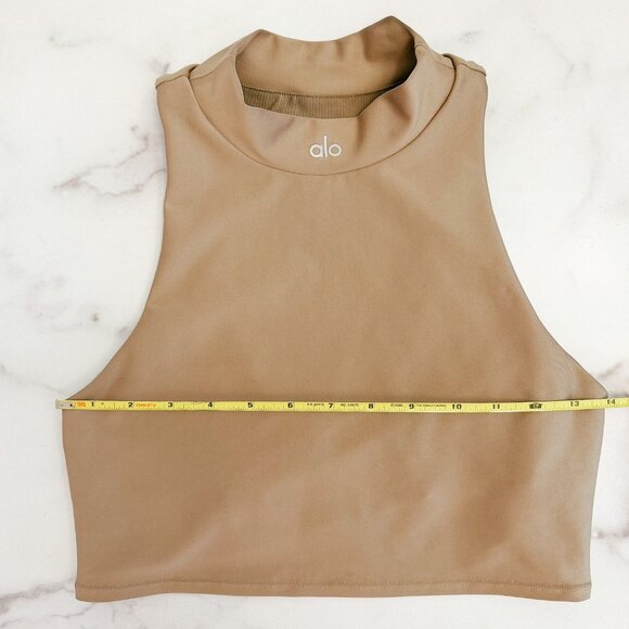 Alo Yoga Airlift Fuse Bra Tank in Gravel Size Medium - Picture 6 of 8